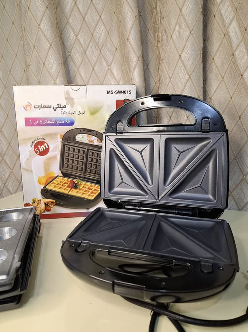 بانينوز ملتي سمارت 5 في 1 MS-SW4015 مع علبته وألواح السندويتشات